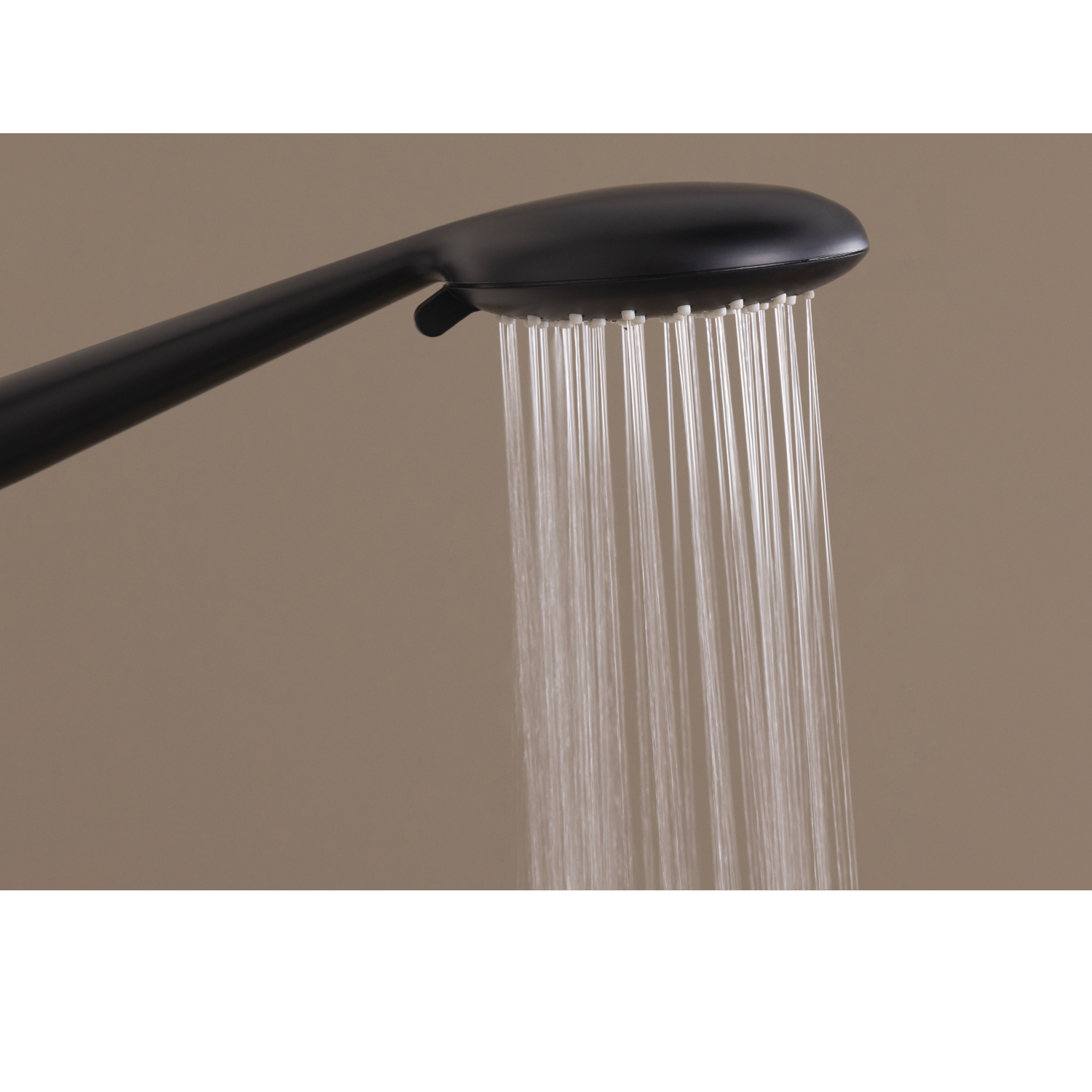 Colonne de douche thermostatique noire – Laiton, tête 230 mm