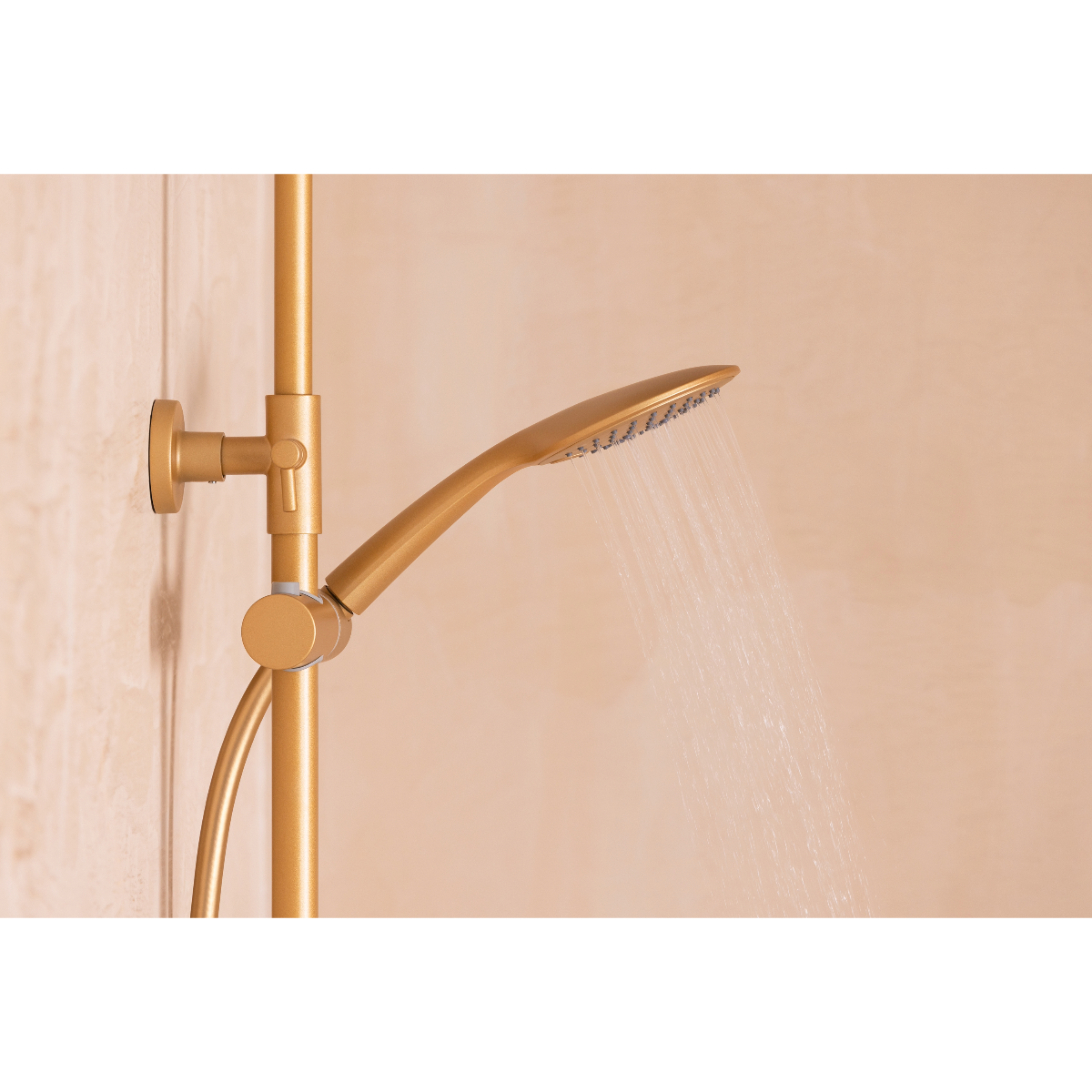 Colonne de douche thermostatique laiton – Tête XXL 300 mm