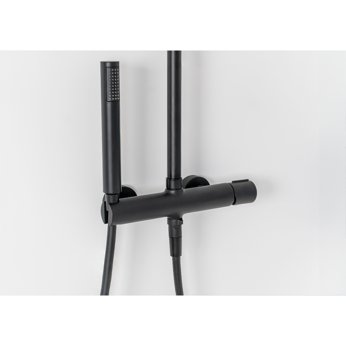 Colonne de douche mécanique laiton – Tête 250 mm, douchette stylo
