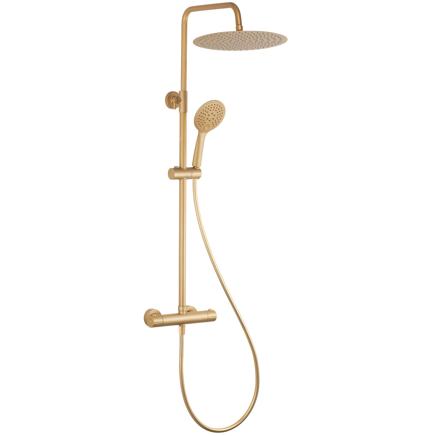 Colonne de douche thermostatique laiton – Tête XXL 300 mm