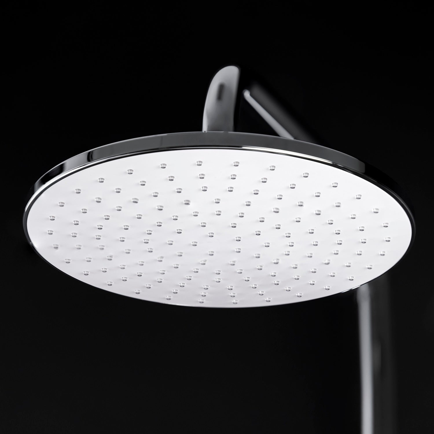 Colonne de douche thermostatique – Jets à boutons-poussoirs, laiton
