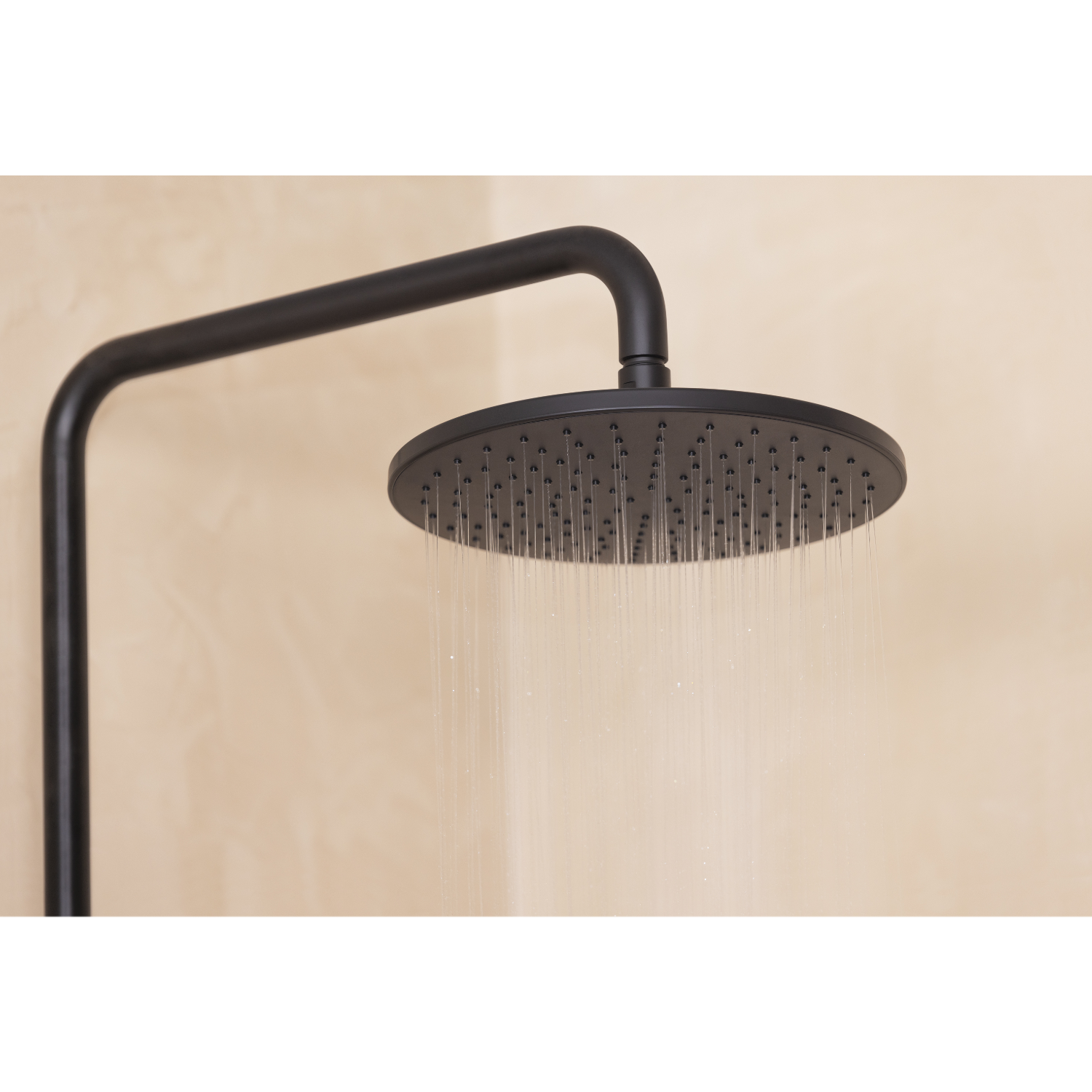 Colonne de douche thermostatique – Jets à boutons-poussoirs, laiton