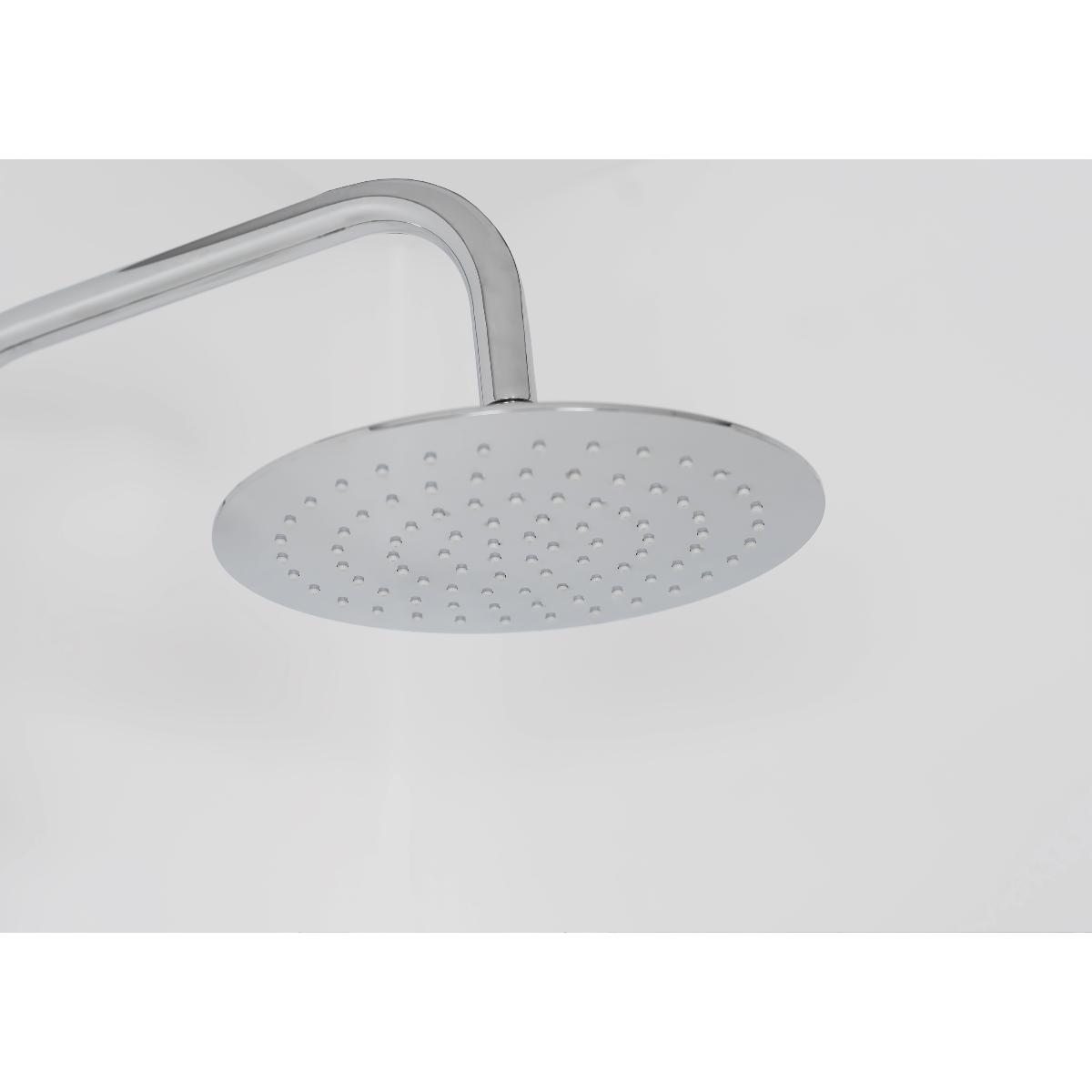 Colonne de douche thermostatique chromée – Laiton, tête 230 mm